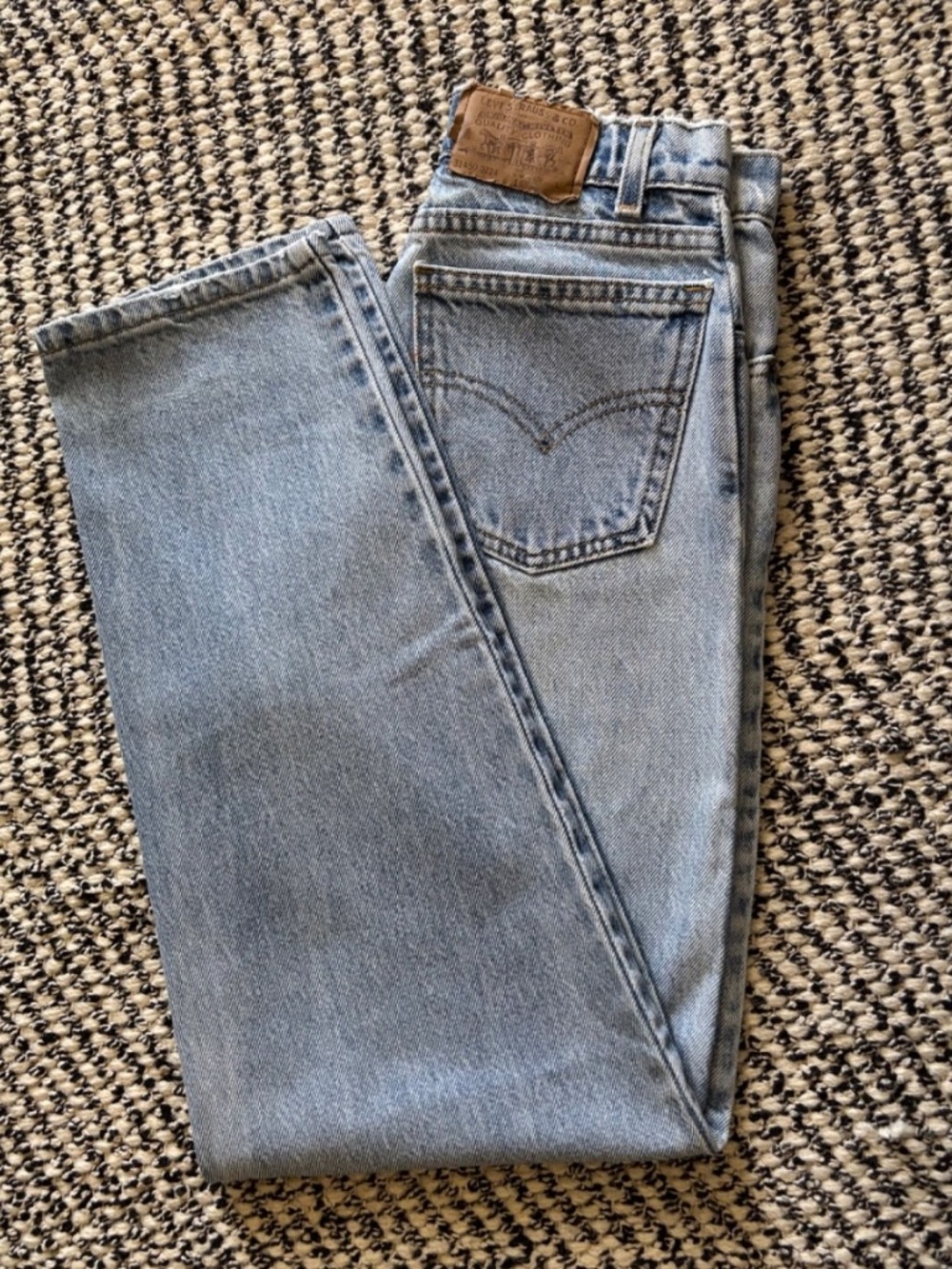 Vintage 90's LEVI STRAUSS Levi's Light Wash SLIM FIT 16 YOUTH Boys 25 / 26 W